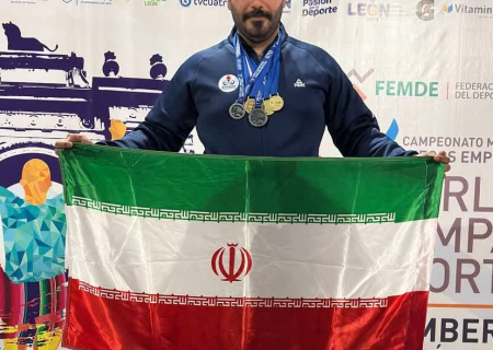 کسب دو نشان رنگارنگ ورزشکار بوشهری در مسابقات جهانی شرکت ها در مکزیک