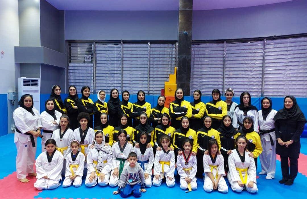 اردوی تیم تکواندو دختران پارس جنوبی در جم برگزار شد