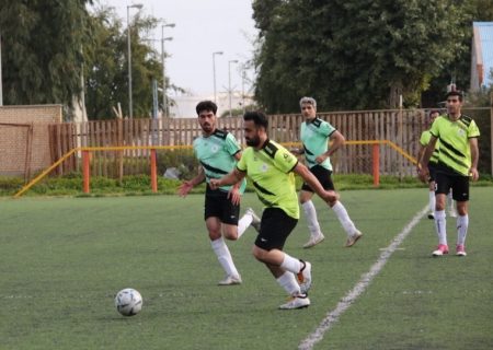 مسابقات فوتبال ادارات پایانه نفتی خارگ برگزار می شود