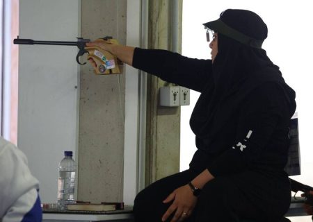 ساره جوانمردی به فینال مسابقات میکس تپانچه بادی ۵۰ متر صعود کرد