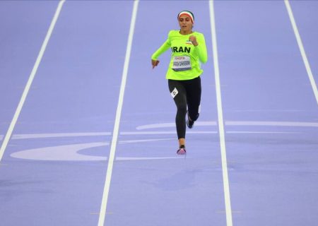 صعود هاجر صفرزاده به فینال ۲٠٠ متر زنان