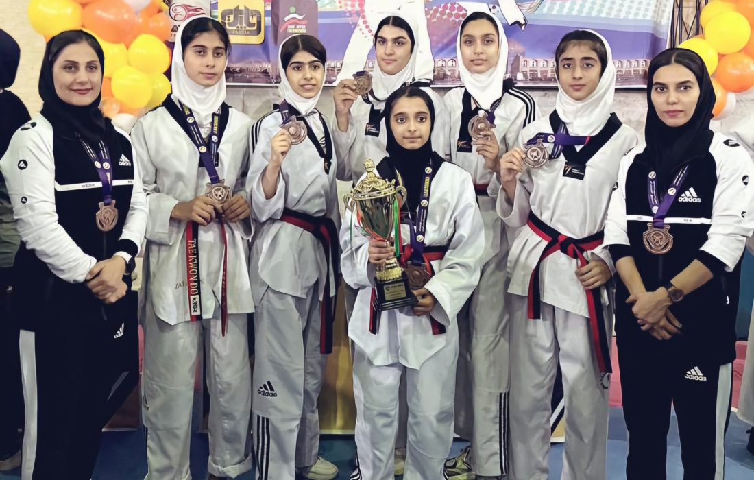 سومی دختران بوشهری در لیگ تکواندو نونهالان کشور