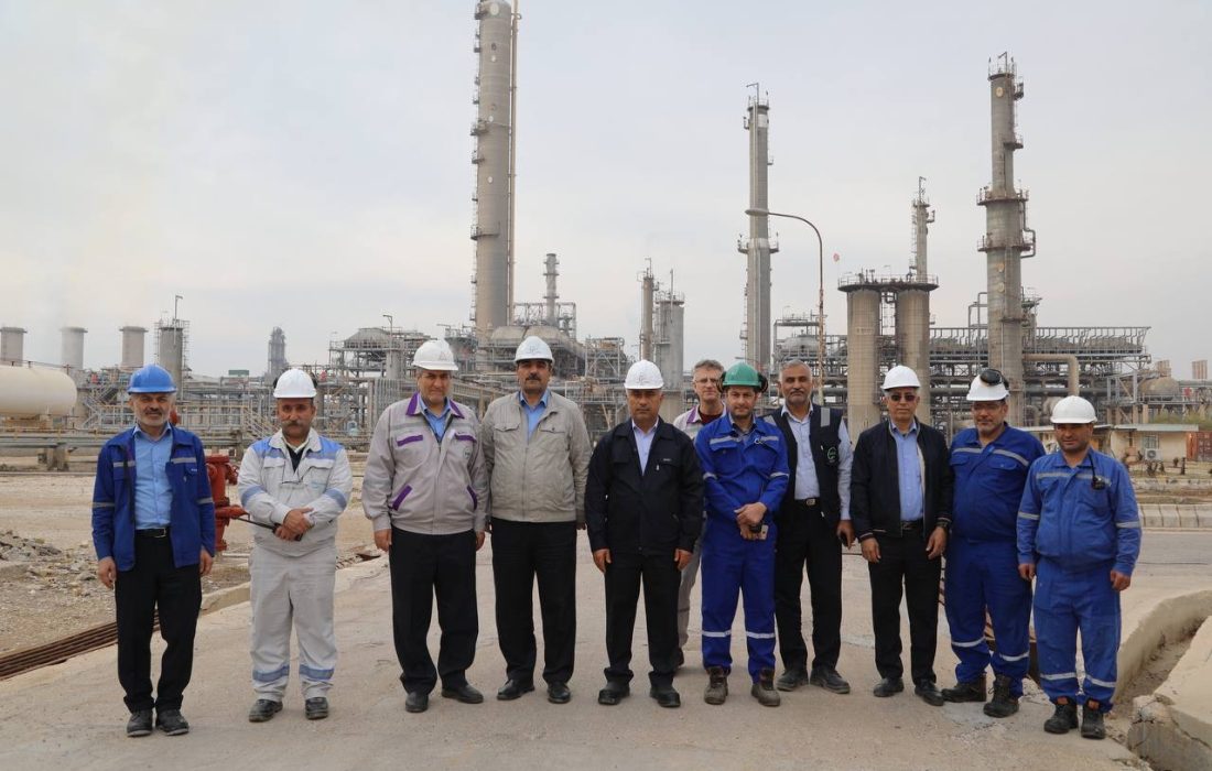 بازدید مدیرعامل پتروشیمی بندر امام از طرحهای توسعهای این شرکت