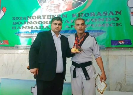 افتخارآفرینی تکواندوکار خارگی در رقابت‌های کشوری؛ وحید بحرینی سه مدال رنگارنگ به دست آورد