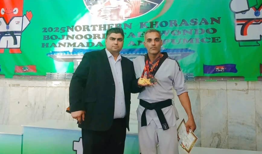 افتخارآفرینی تکواندوکار خارگی در رقابت‌های کشوری؛ وحید بحرینی سه مدال رنگارنگ به دست آورد