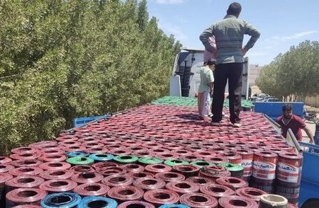 توزیع ۴۵۰۰ رول ایزوگام میان نیازمندان بوشهر توسط بسیج سازندگی