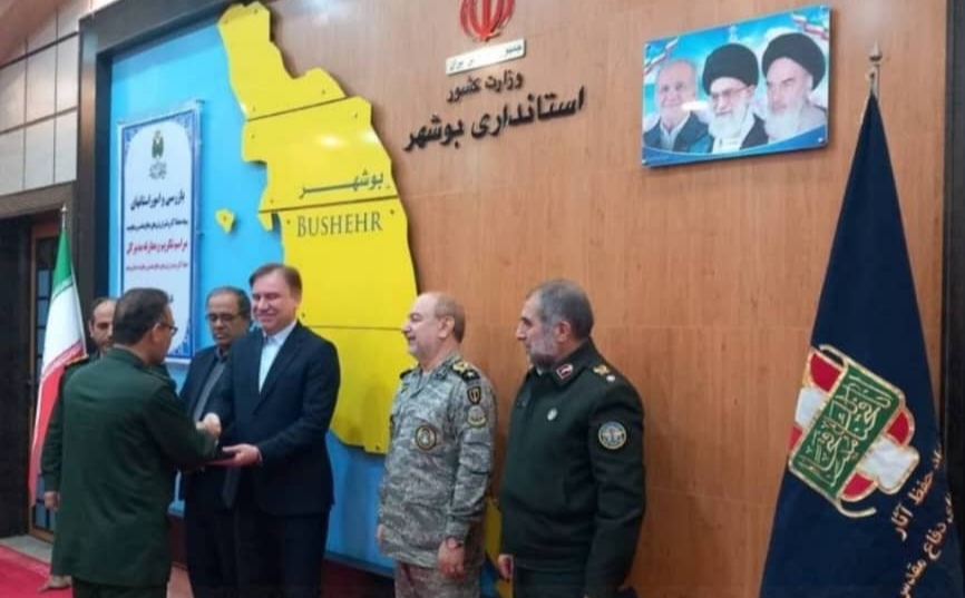 سرهنگ رضا حیدرپور مدیرکل حفظ آثار دفاع مقدس بوشهر شد