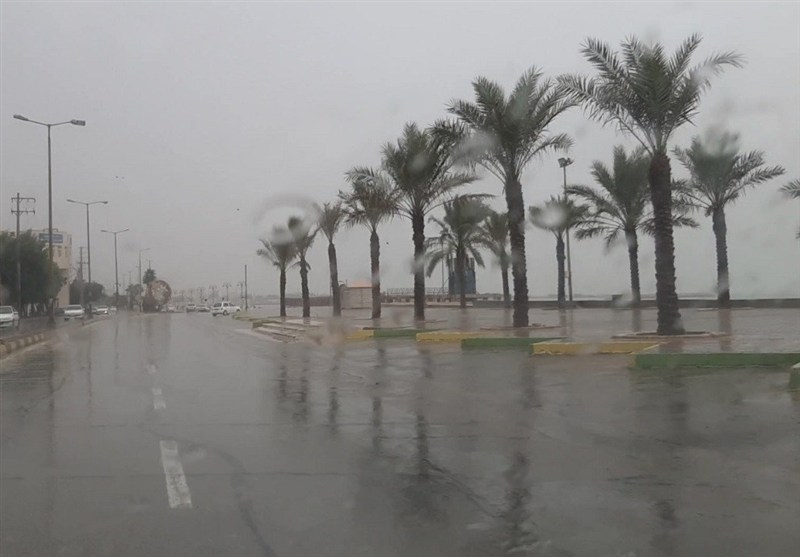 رکورد بارش باران در بوشهر شکسته شد؛ ثبت بیش از ۱۴۵ میلیمتر بارندگی در جم