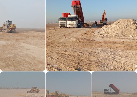 معابر زون A سایت ۴۵۰ هکتاری بوشهر به ۹۵ درصد پیشرفت رسید