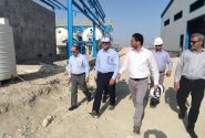پیشرفت ۷۰ درصدی آب‌شیرین‌کن شهرستان دیر