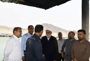 بازدید میدانی مسئولان از اسکله بنود پس از حمله آمریکا