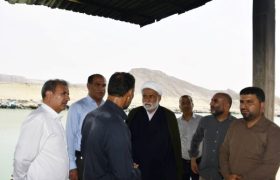 بازدید میدانی مسئولان از اسکله بنود پس از حمله آمریکا