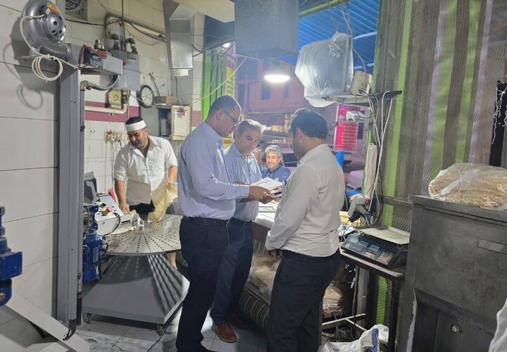 تشدید نظارت بر نانوایی‌های گناوه با هدف صیانت از حقوق شهروندان