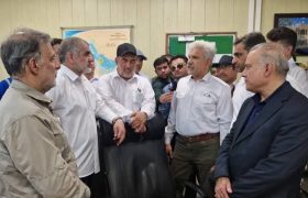 کارکنان صنعت نفت دریایی در سخت‌ترین شرایط از جریان تولید صیانت کردند