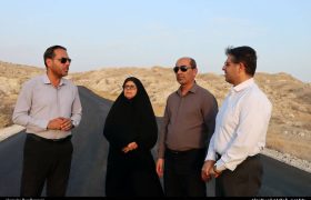پیشرفت ۱۶ کیلومتری آسفالت محور بن‌بید در شهرستان دشتی