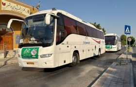 بیش از ۳۰ هزار زائر اربعین با ناوگان عمومی بوشهر جابه‌جا شدند