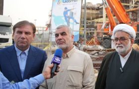 نیکزاد از واحدهای آسیب‌دیده پارس جنوبی بازدید کرد