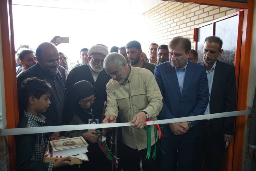 دبستان ۶ کلاسه شهید عباس روایی در جم به بهرهبرداری رسید
